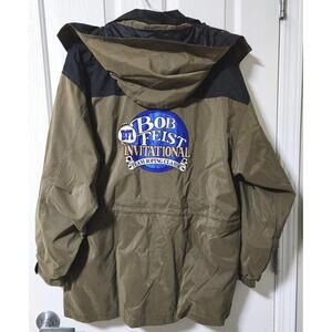 Vtg Bob Feist Invitational Team Roping BFI Contestant Jacket Y2K Rodeo W23 x L29